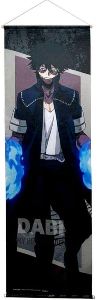 Amazon.co.jp: ヒロアカ 荼毘 等身大風タペストリー OOSIQ : おもちゃ