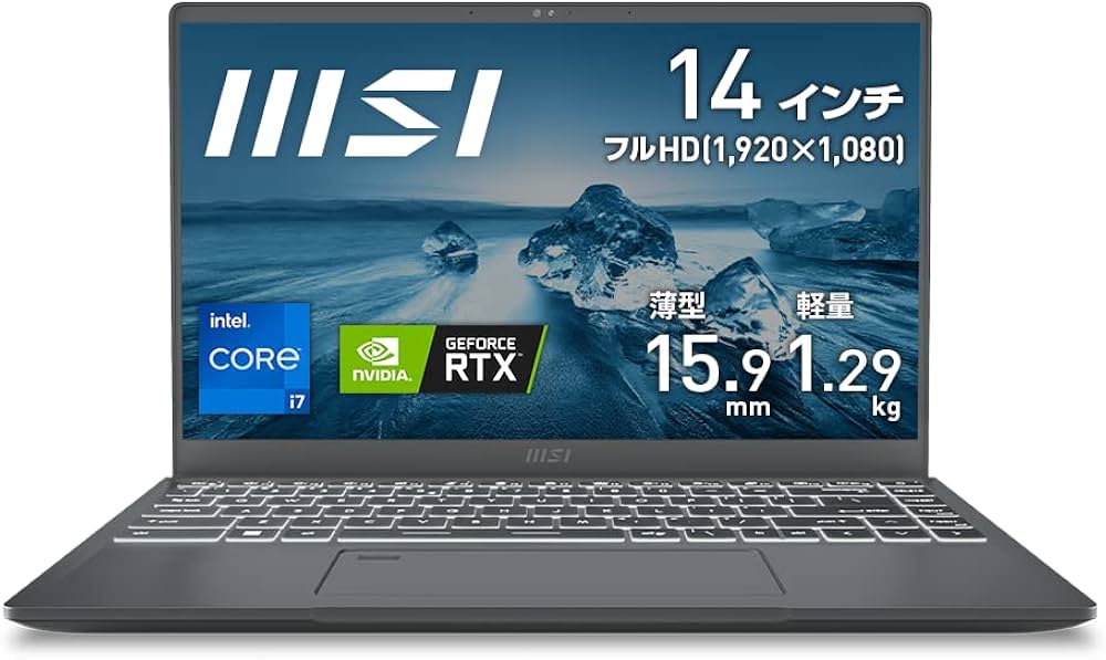 Amazon.co.jp: 【第12世代CPU+RTX3050搭載・薄型軽量】MSIビジネス