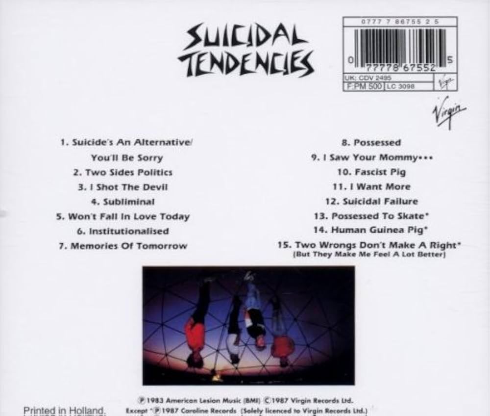 Suicidal Tendencies - Suicidal Tendencies CD - Amazon.com Music