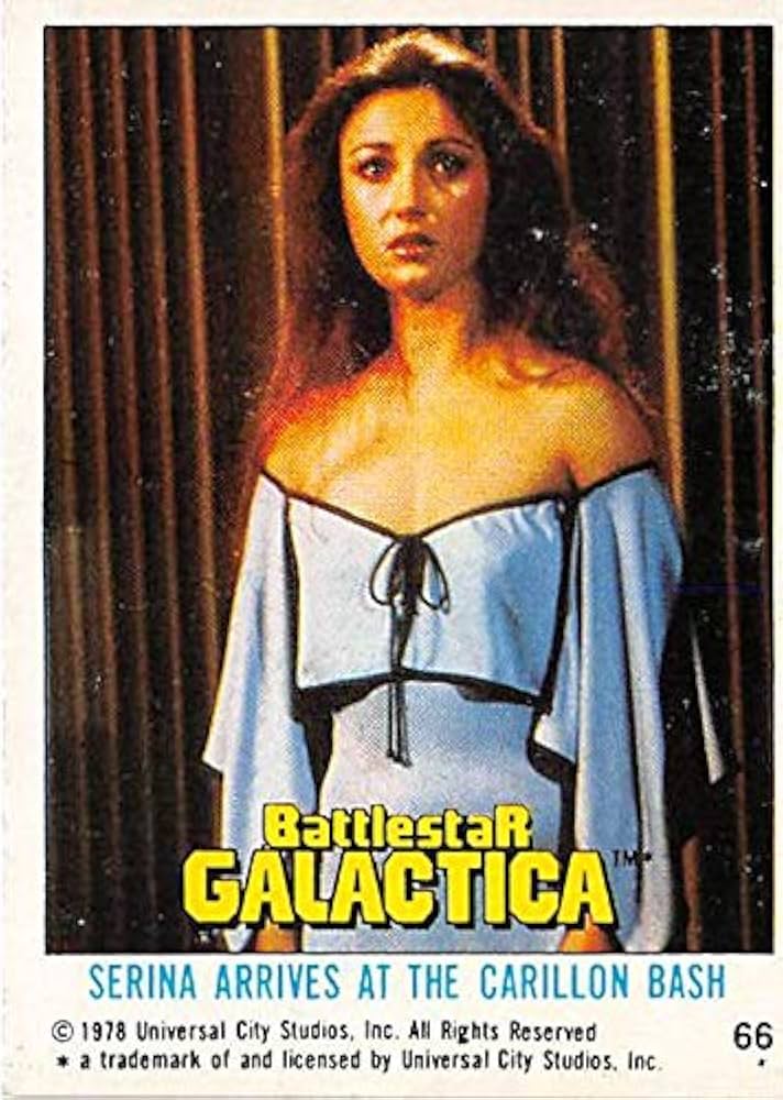 Serina Jane Seymour trading card Battlestar Galactica 1978 Topps