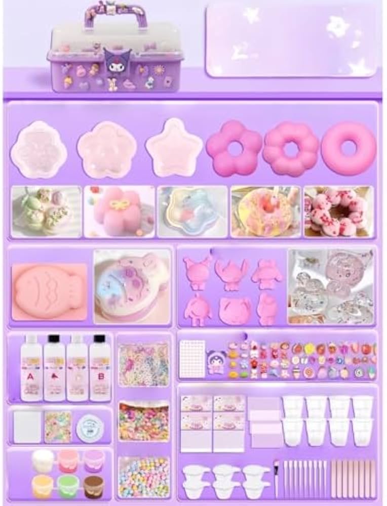 Amazon | ZHZスクイーズ手作りキット スクイーズレジン セット