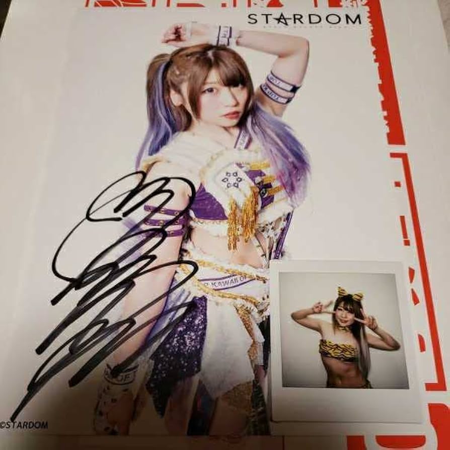 Amazon.co.jp: チェキ 女子プロレス スターダム STARDOM 中野たむ 直筆