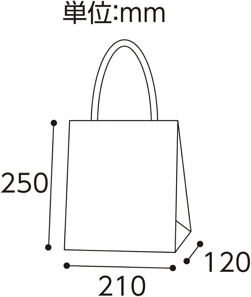 Amazon | ヘイコー 手提 紙袋 25CB 21-12 未晒 クラフト オレンジ