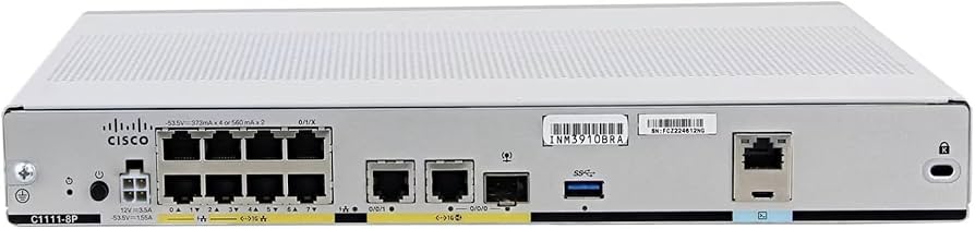 Amazon.com: Cisco C1111-8P 1100 Series 8-Port Dual WAN Ethernet