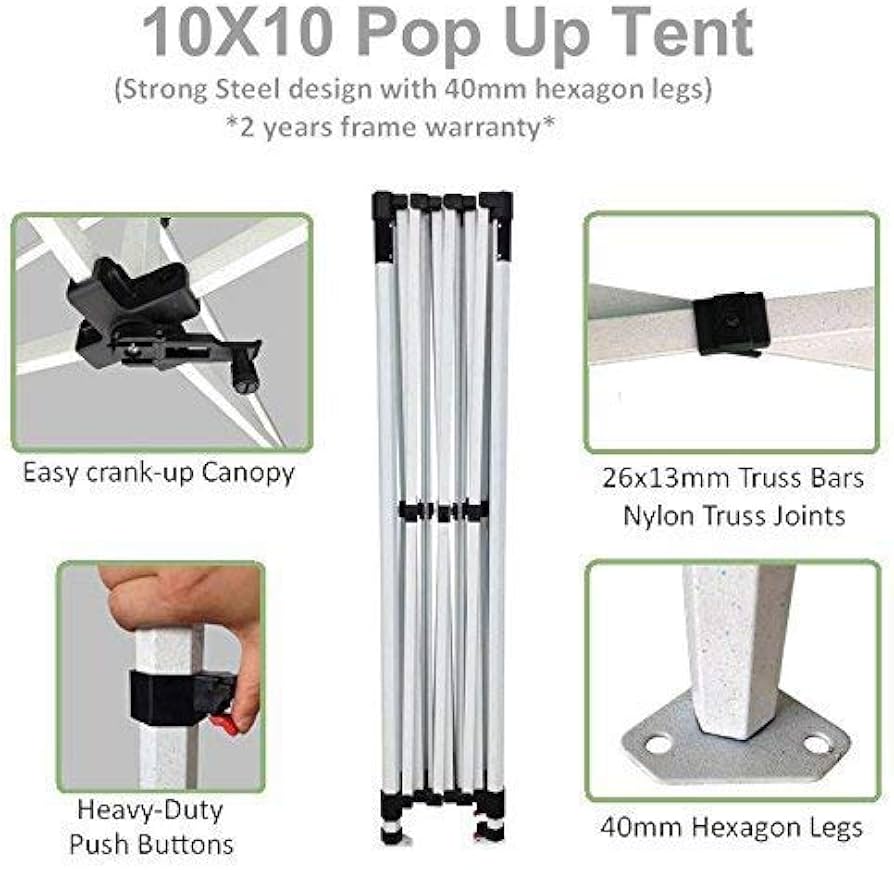 Amazon.com : ABCCANOPY Pro-40 Custom Trade Show Tents 10x20
