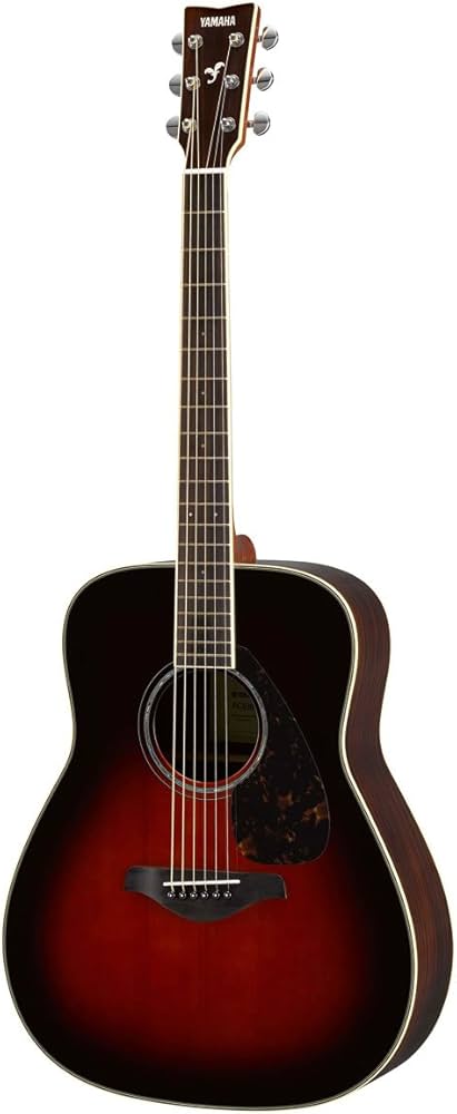 Yamaha FG830 TBS Dreadnought Acoustic Guitar, Rosewood Body
