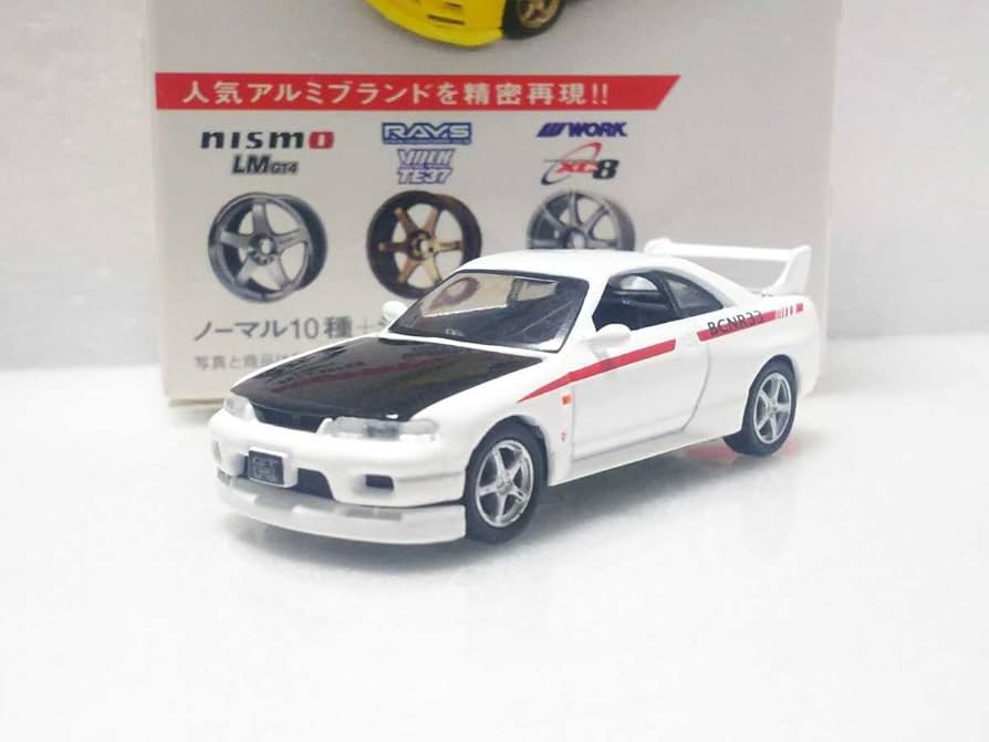 Amazon | Targa 1/64 日産 スカイライン GT-R R33 BCNR33 ホワイト 白