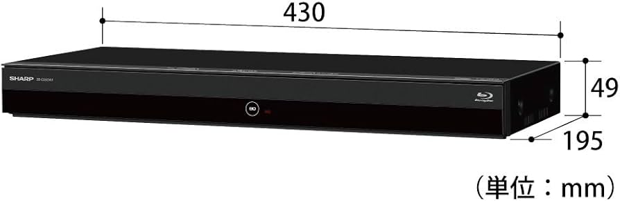 Amazon | シャープ 500GB 2番組同時録画 AQUOS ブルーレイレコーダー