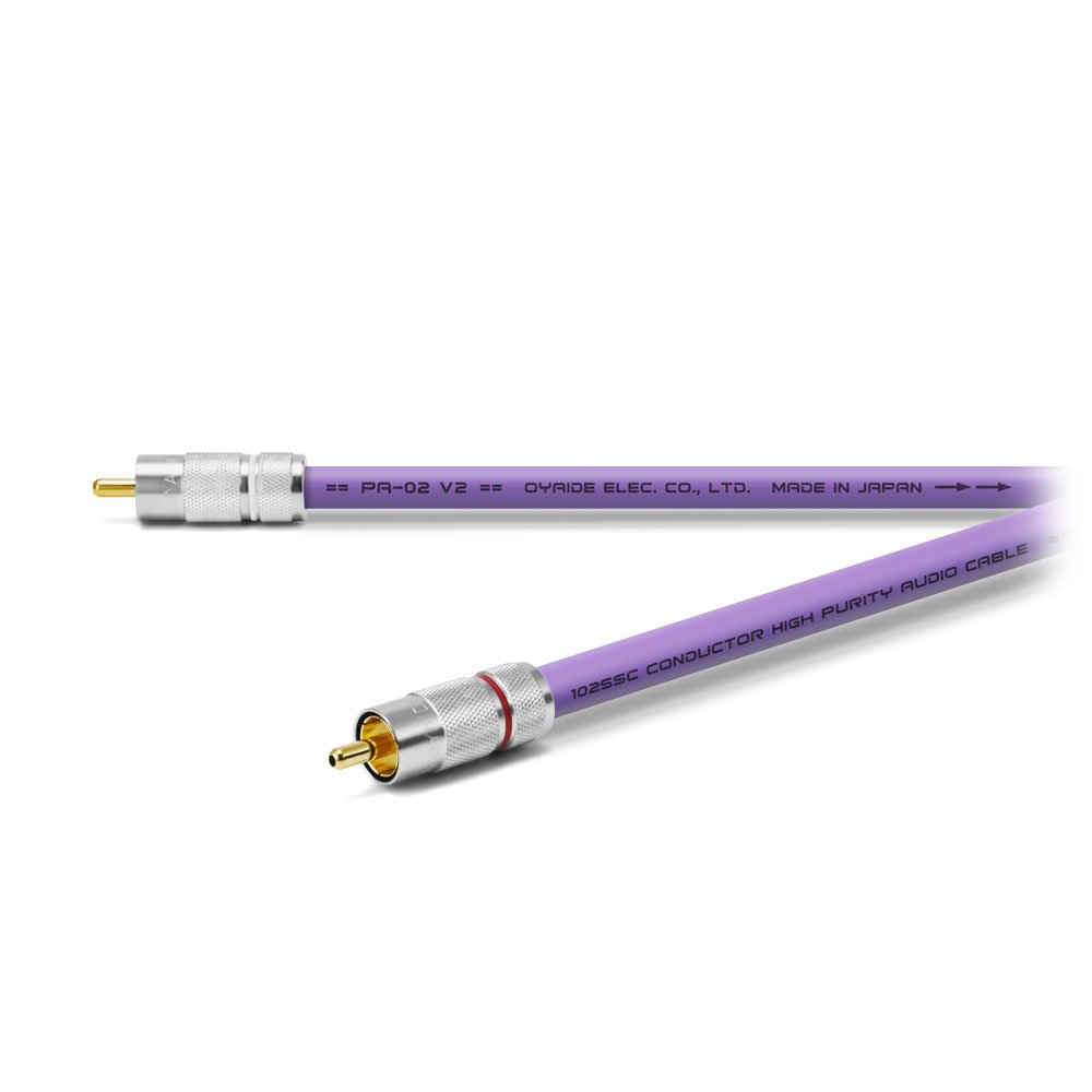 Amazon.com: Oyaide PA-02 TR V2/1.3 RCA 1.3m Pair Cable : Electronics