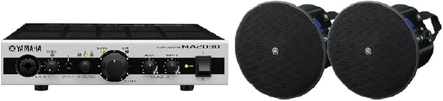 Amazon.co.jp: ヤマハ YAMAHA 小型パワーアンプ MA2030 + 設備用