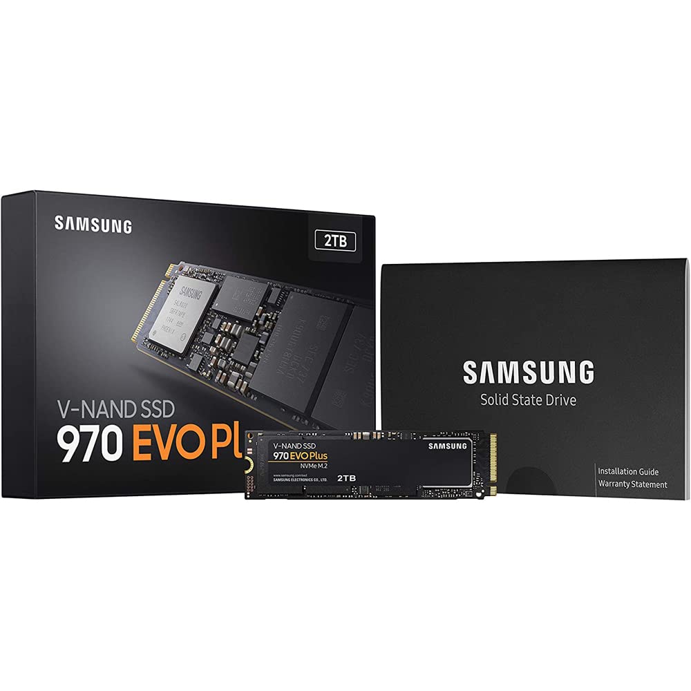 Samsung MZ-V7S2T0B/AM 970 EVO Plus NVMe M.2 SSD 2TB 2 Pack
