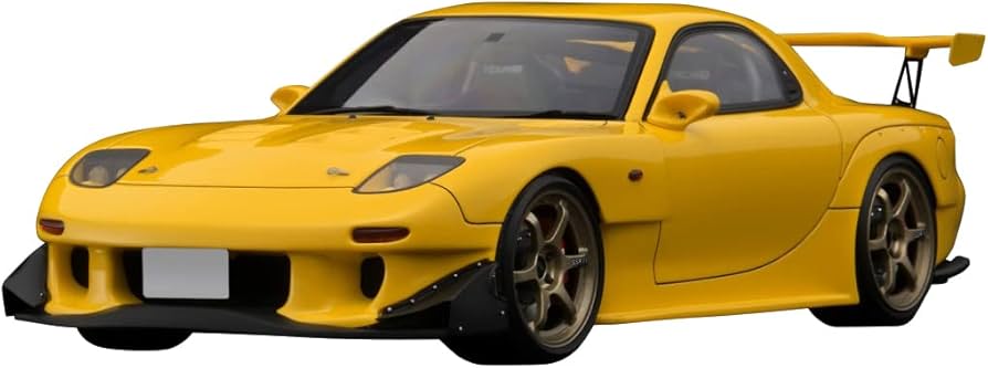 Amazon | ignition model 1/18 INITIAL D マツダ RX-7 (FD3S) Yellow