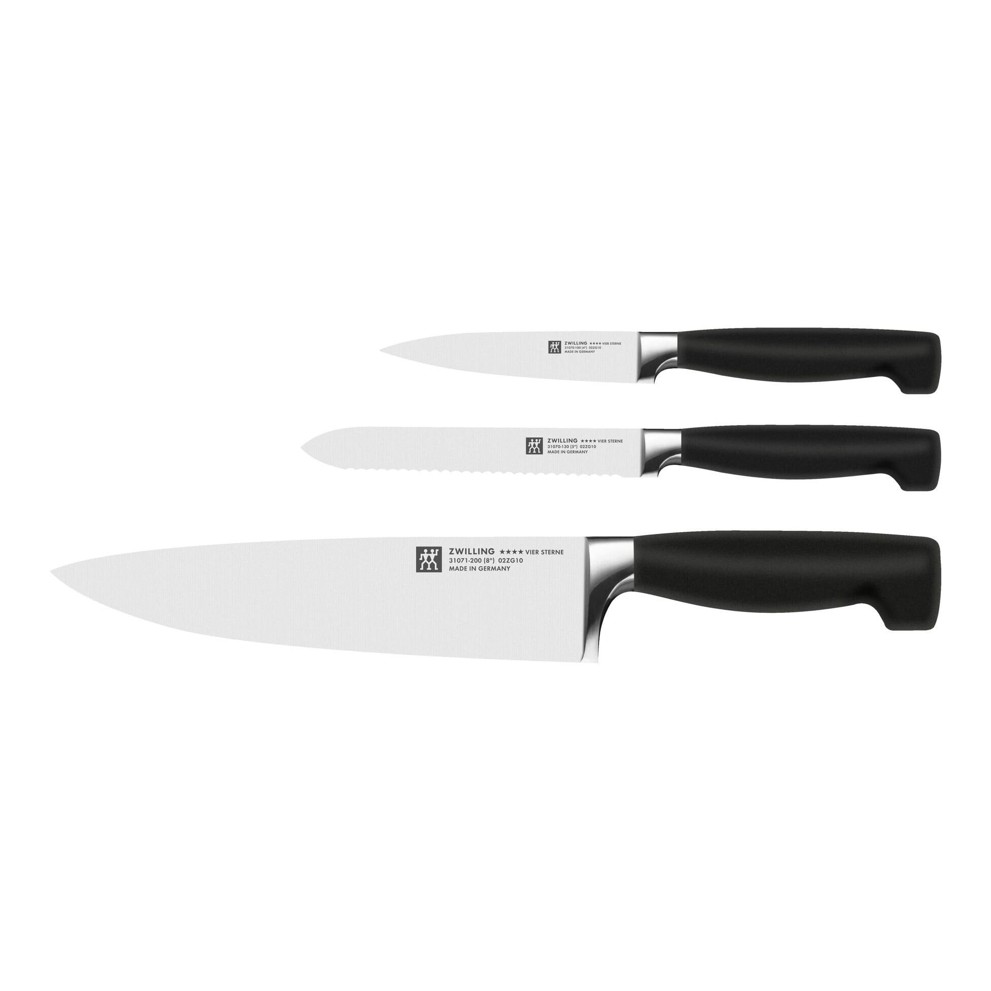 Amazon.com: Zwilling J.A. Henckels Four Star 3-pc Starter set