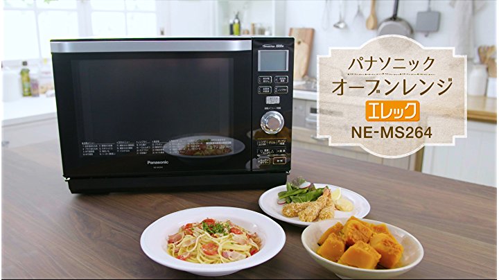 Panasonic オーブンレンジ NE-MS262 角皿プレート付 Panasonic