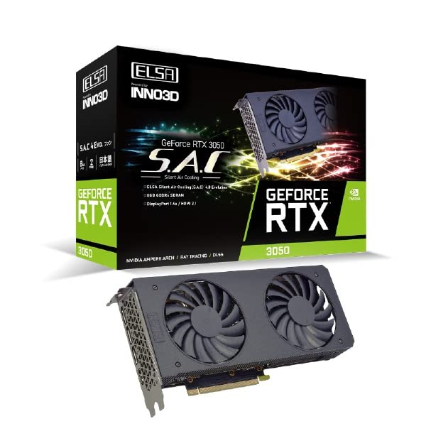 Amazon | エルザ ELSA GeForce RTX 3050 S.A.C グラフィックスボード