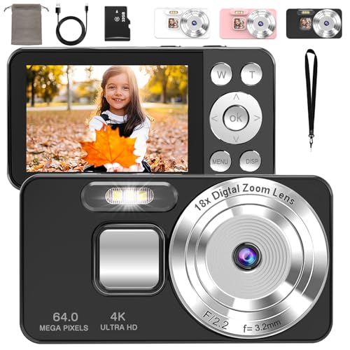 Amazon | QZT デジタルカメラ 4K デジカメ 6400万画素 OTG対応 スマホ