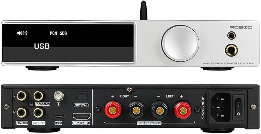 Amazon | AOSHIDA の SMSL AO300 オールインワンDAC & アンプ MA5332MS