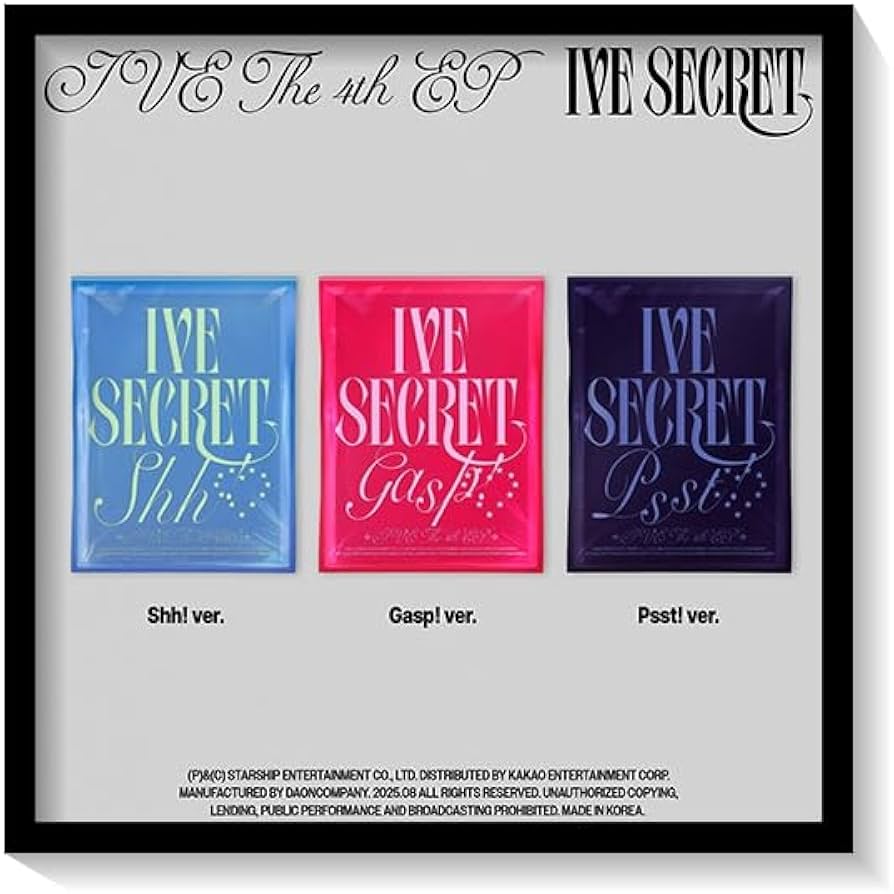 Amazon.co.jp: IVE (アイブ) - 4th EP [ IVE SECRET ] 韓国盤 +
