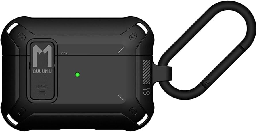 Amazon | Aulumu A19 Airpods Pro2 ケース ロック付き エアーポッズ