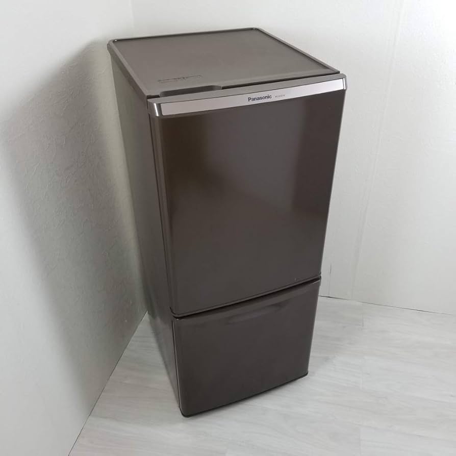 Amazon.co.jp: Panasonic 2ドア冷蔵庫 138L ブラウン NR-B146W-T
