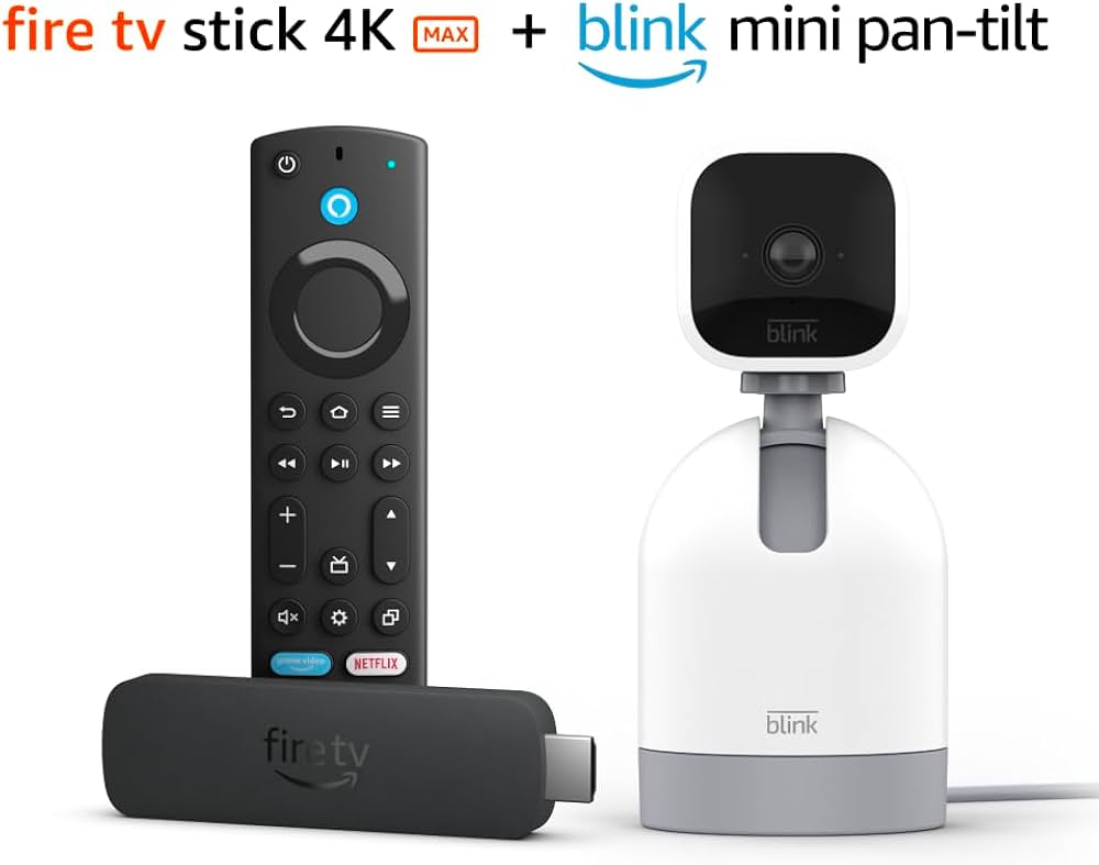 Amazon.com: Amazon Fire TV Stick 4K Max bundle with Blink Mini Pan