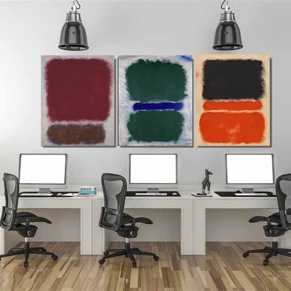 Amazon.co.jp: マーク・ロスコマルチカラーセット3アートフレーム