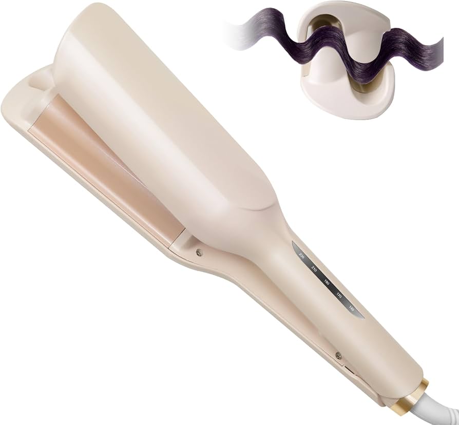 Amazon | ヘアアイロン カール ウェーブアイロン 32㎜ 5段温度調節 140