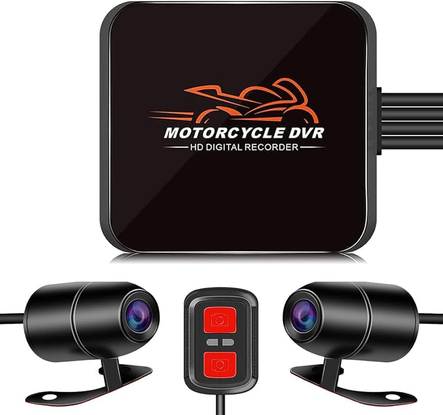 Amazon.co.jp: Motocam バイク用ドライブレコーダー 前後防水カメラ