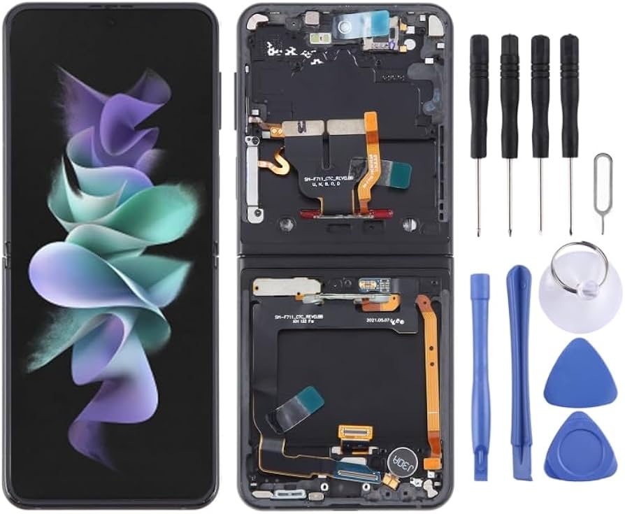 Amazon.co.jp: 携帯電話交換部品液晶画面 for Galaxy Z Flip3 SM-F711