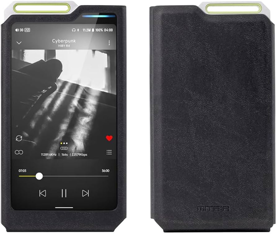 Amazon | HiBy R4用ケース、ハイビー用ハンドメイド人工PUレザーカバー