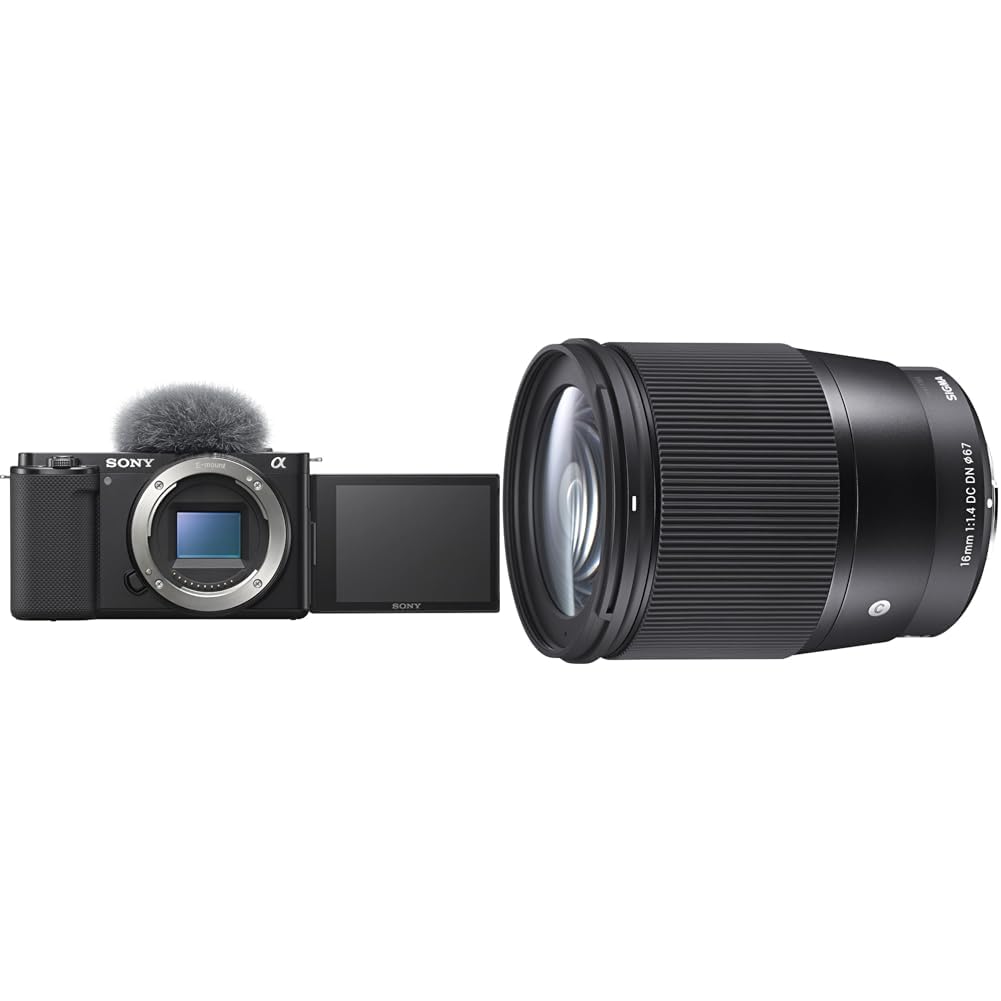 Amazon.co.jp: SONY(ソニー) 【ZV-E10 と シグマ広角単焦点レンズ(16mm