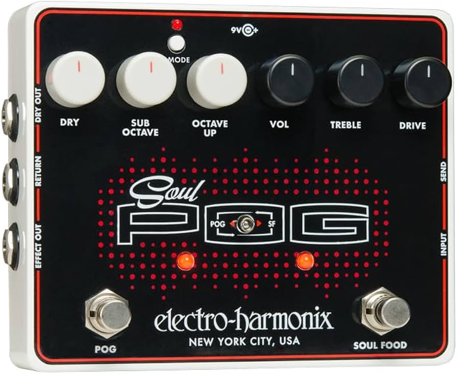 Amazon.com: Electro-Harmonix Soul POG Overdrive/Octave Multi