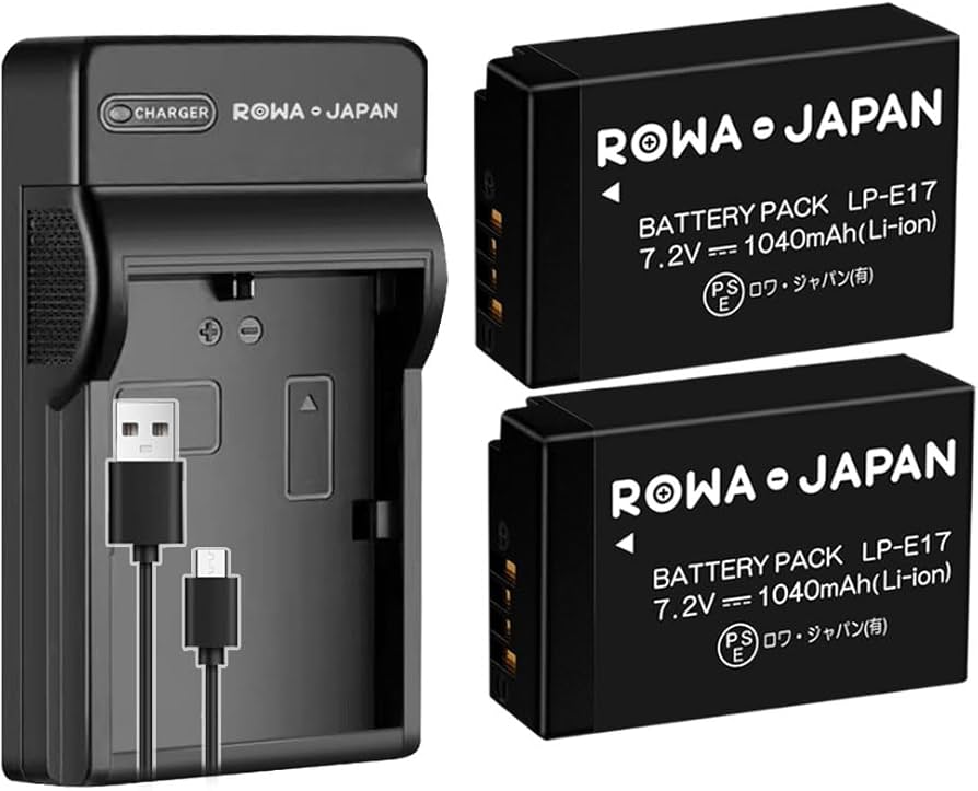 Amazon.co.jp: ロワジャパン LP-E17 互換 バッテリー 2個 + LC-E17