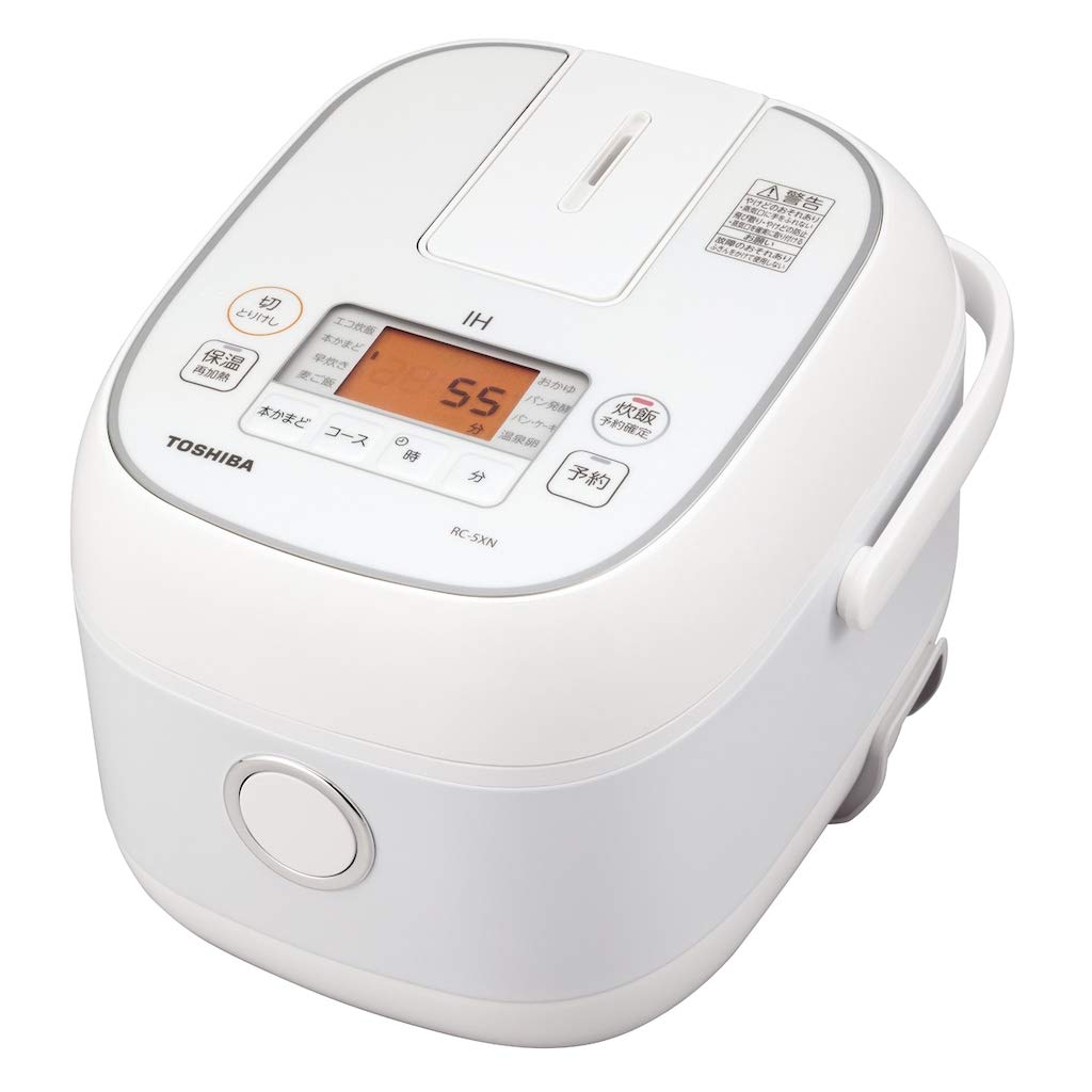 Amazon.co.jp: TOSHIBA RC-5XN(W) Small Capacity Induction Jar Rice