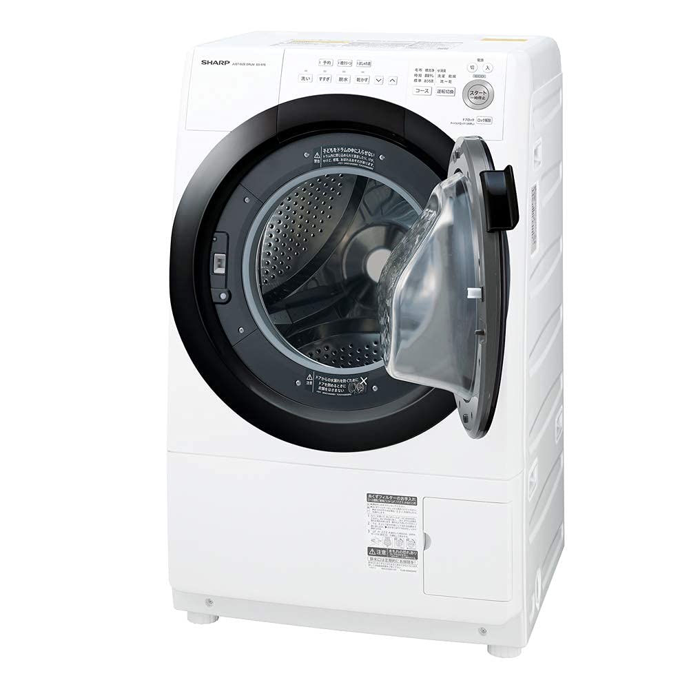 送料込み】2020年製ドラム式洗濯乾燥機 SHARP ES-S7E-WR 【公式通販】