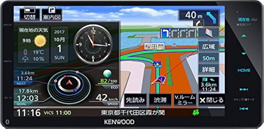 Amazon | ケンウッド(KENWOOD) カーナビ 彩速ナビ MDV-M705W