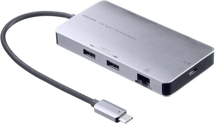 Amazon.co.jp: サンワサプライ ドッキングステーション USB Type-C接続