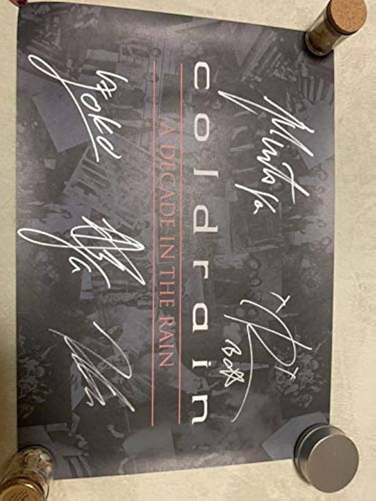 Amazon.co.jp: ?? coldrain 直筆サイン入りポスター : スポーツ