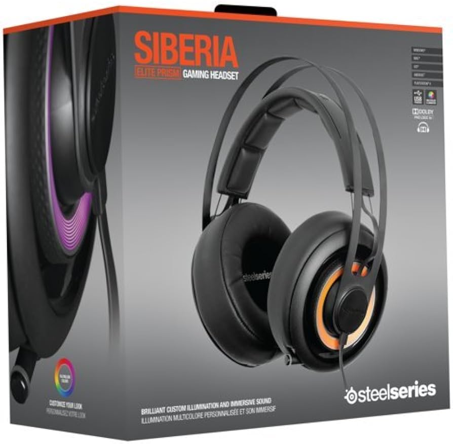 Amazon.co.jp: SteelSeries Siberia Elite Prism Black ゲーミング