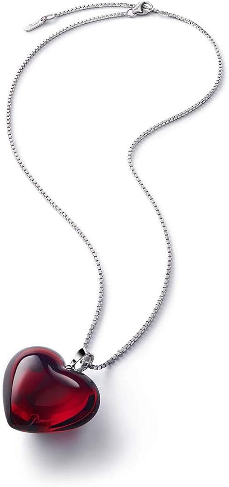 Amazon | バカラ クリスタル ロマンス ペンダント ネックレス ラージ