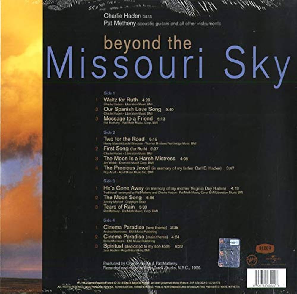 Amazon.com: Beyond The Missouri Sky[2 LP]: CDs & Vinyl