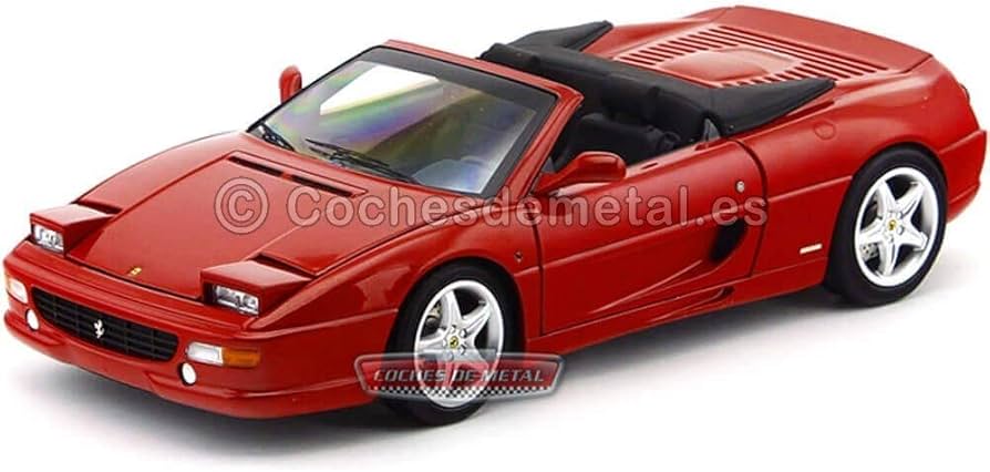 Amazon.com: Hotwheels Elite 1:18 Scale Ferrari F355 Spider (Red