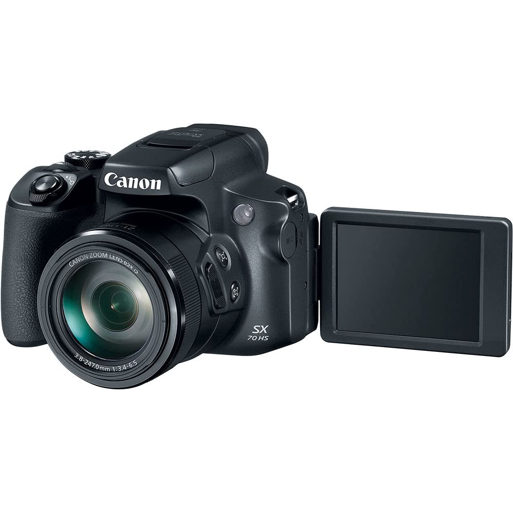 Amazon.com : Canon PowerShot SX70 HS Digital Camera (3071C001) + 2
