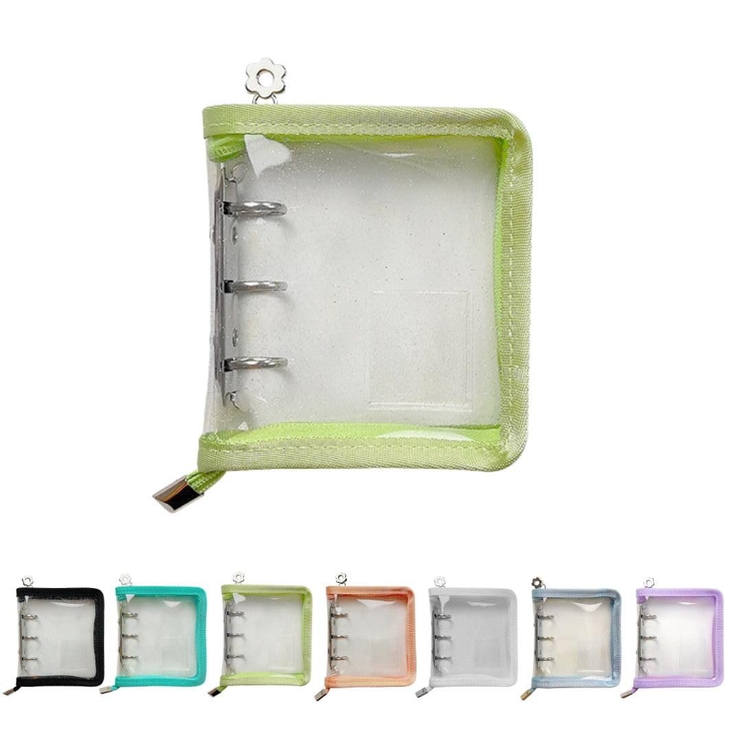 Amazon | 【LINAXYZ】3穴 ミニバインダー トレカ シール チェキ 缶