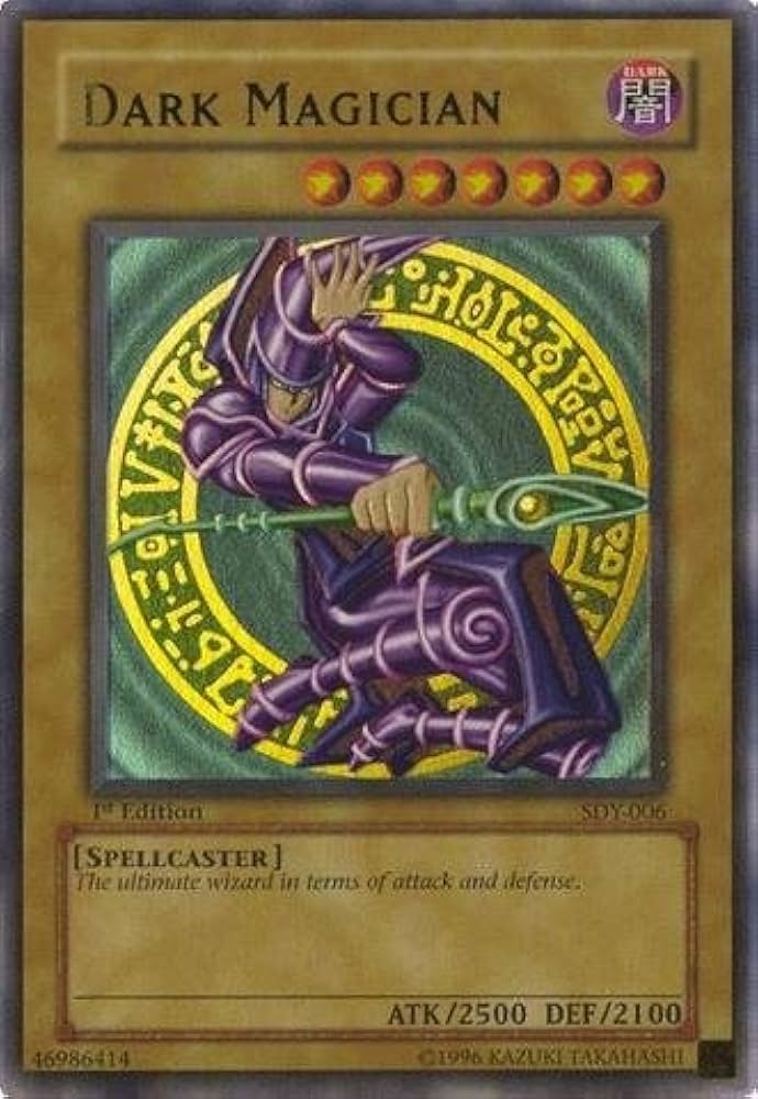 Amazon.com: Yu-Gi-Oh! - Dark Magician (SDY-006) - Starter Deck