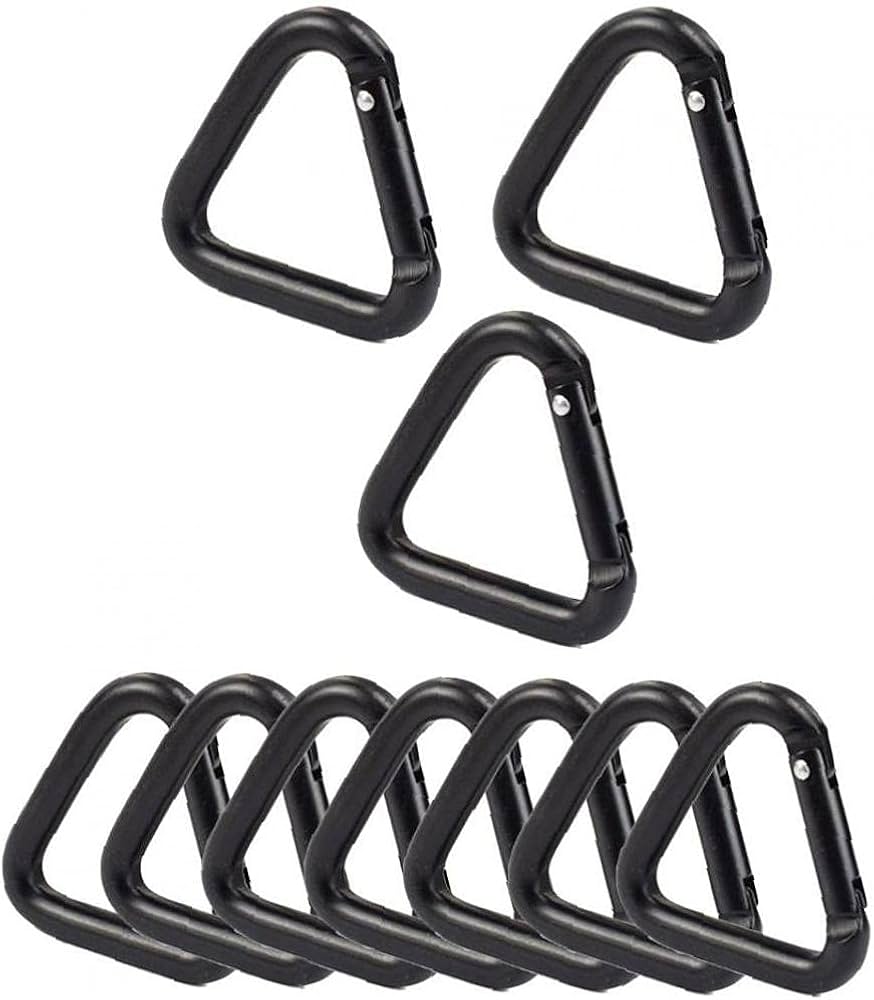 Amazon.co.jp: 登山釦 三角型カラビナ アルミ合金 多機能 軽量 耐荷重