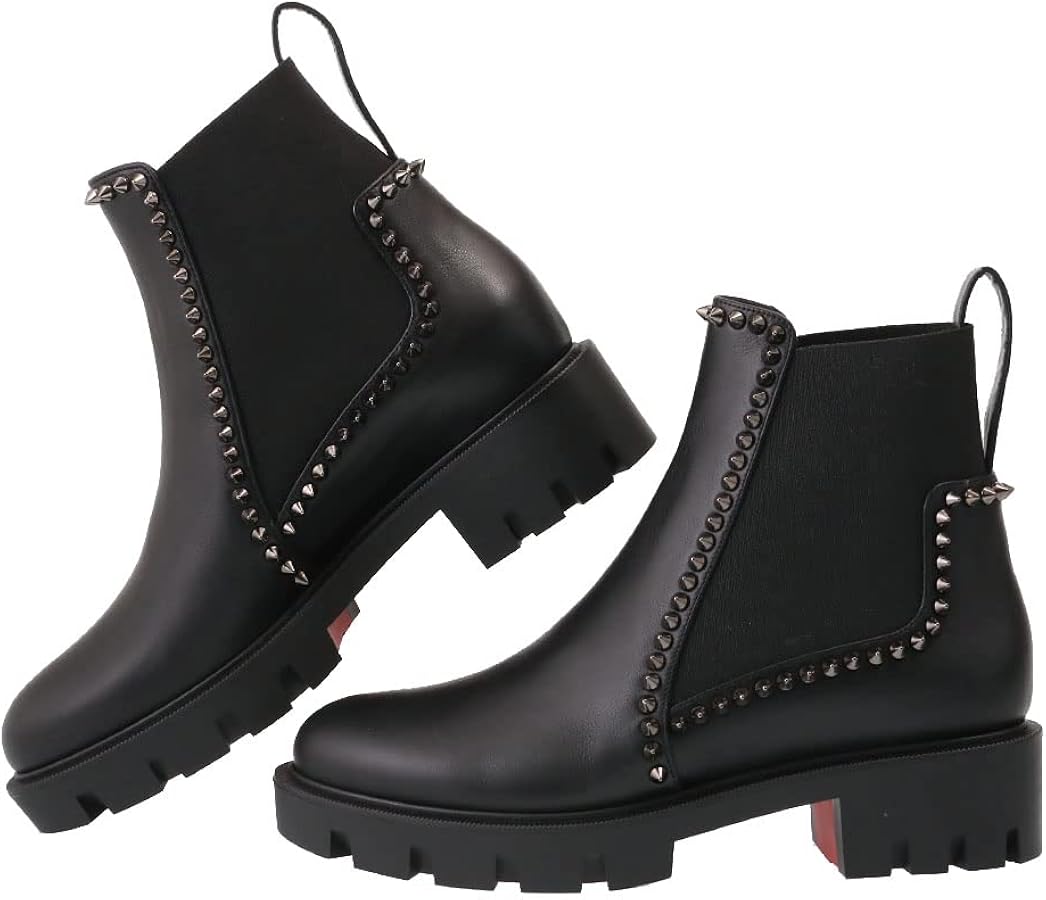 Amazon | [クリスチャンルブタン] ショートブーツ ブーディー