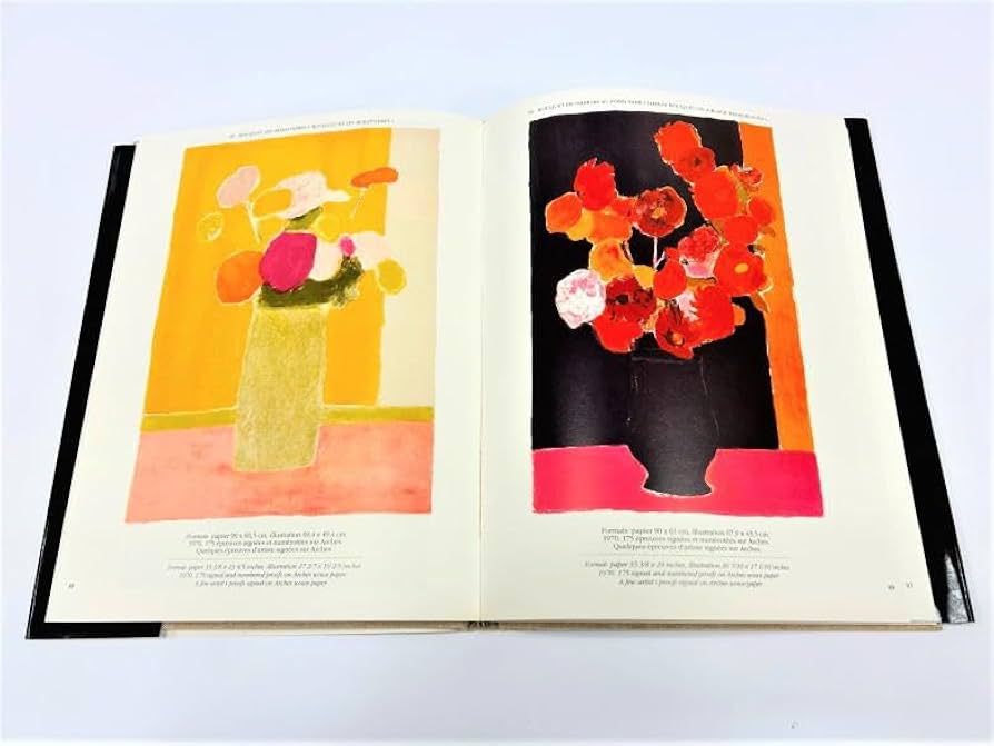 ベルナール カトラン 画集 オリジナルリトグラフ3枚と自筆サインあり