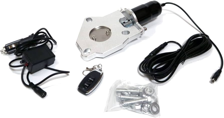 Amazon | 63mm マフラー可変バルブ バイパス 2.5インチ リモコン付き