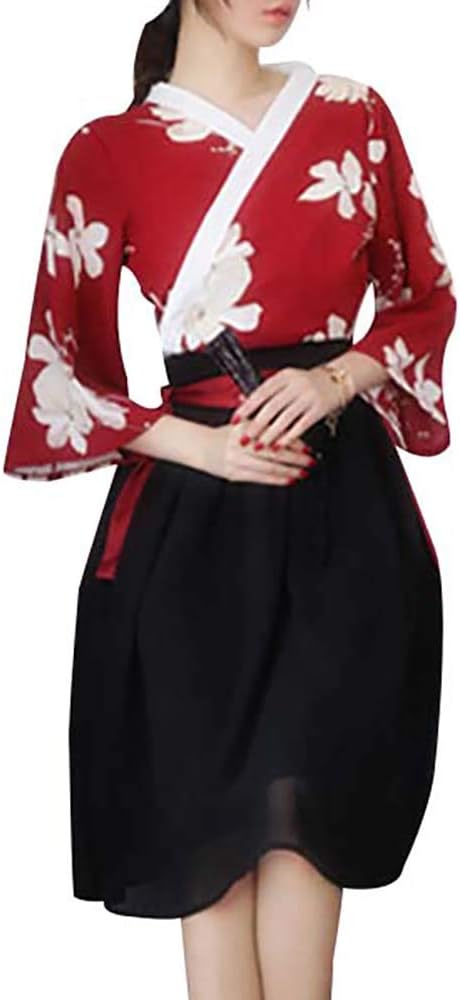 Amazon.co.jp: [HONGFU] レディース 中国風 着物 コスプレ衣装 蘭の花